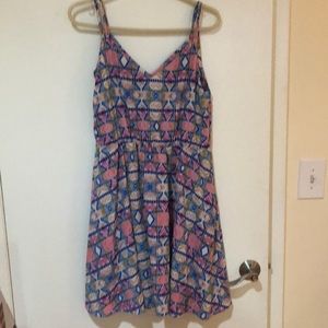 Funky pattern summer dress
